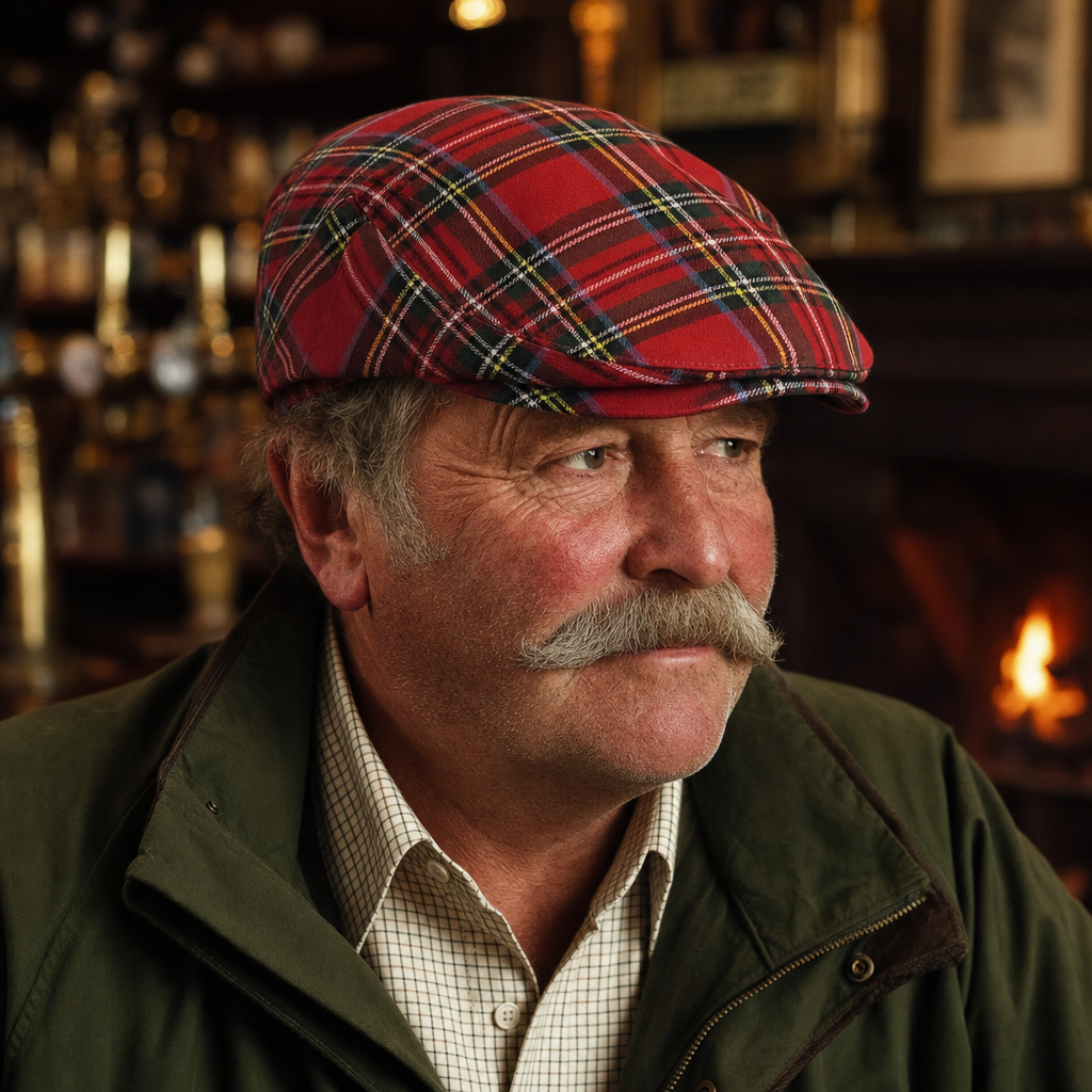 Festive Plaid Cap — ELGIN