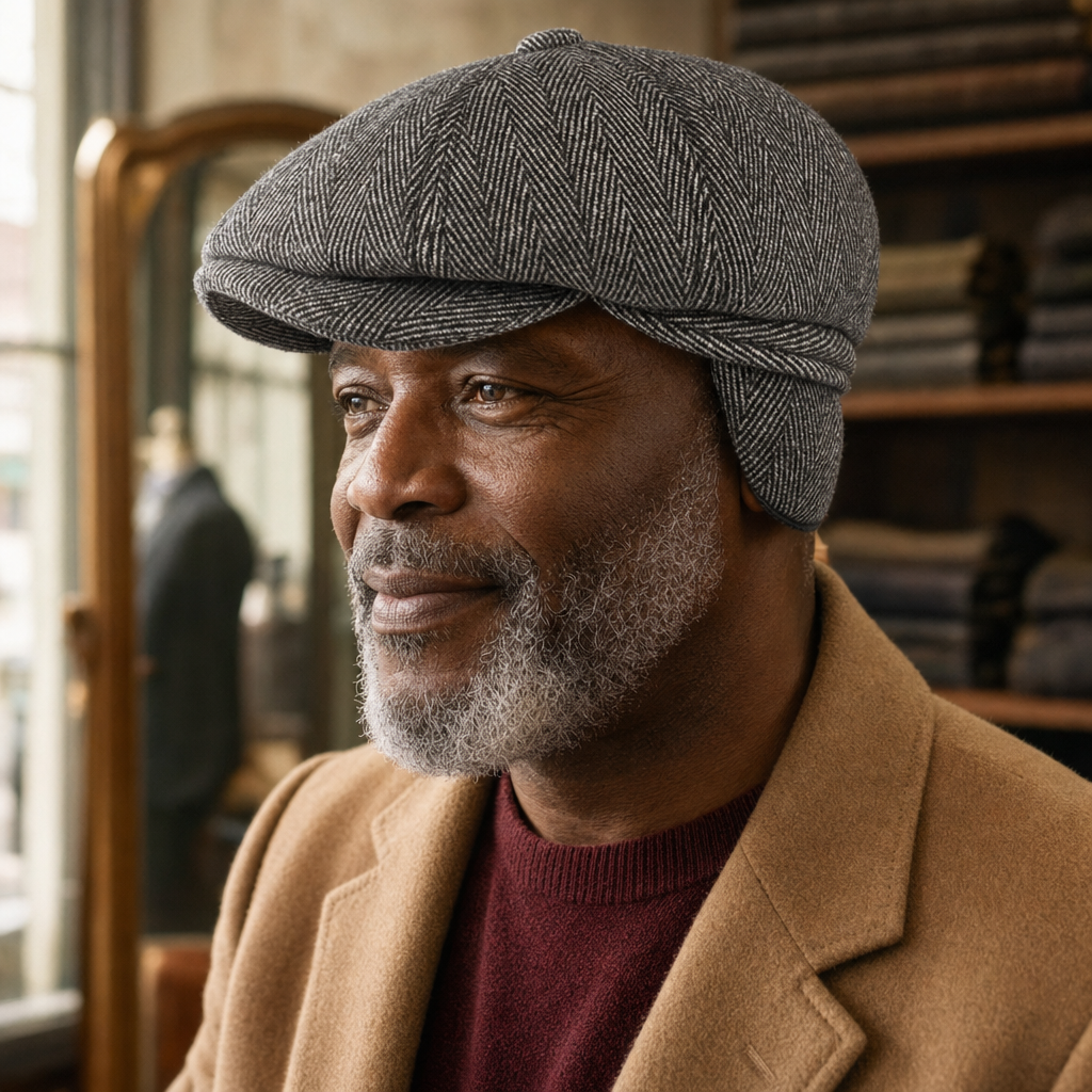 Herringbone Earflap Cap — KIRKCUDBRIGHT