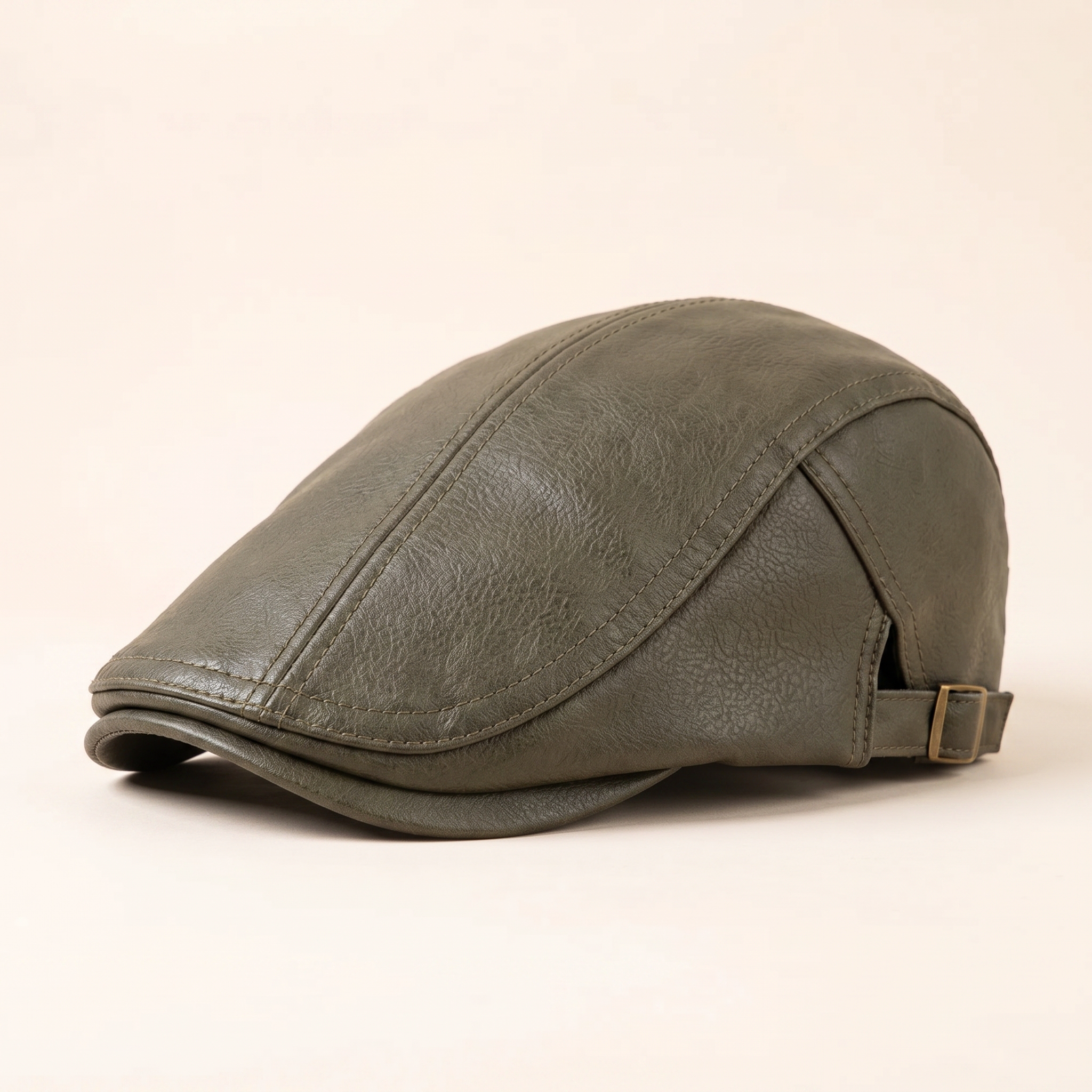 Heritage Leather Cap — SEDBERGH