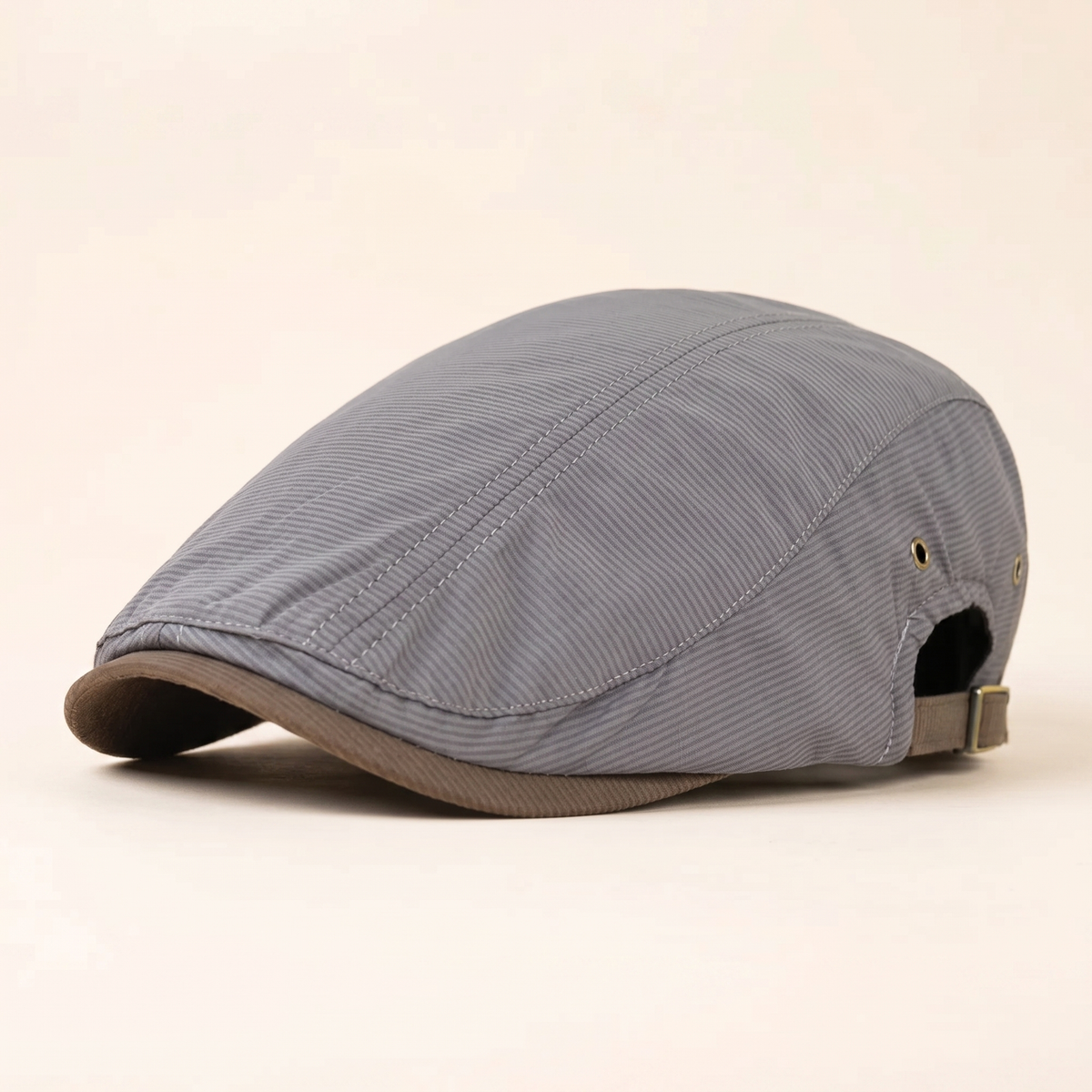 Pinstripe Cotton Cap — MARSDEN