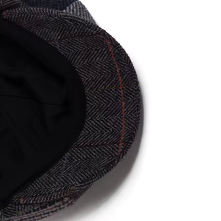 Wool Patchwork Cap — NANTWICH