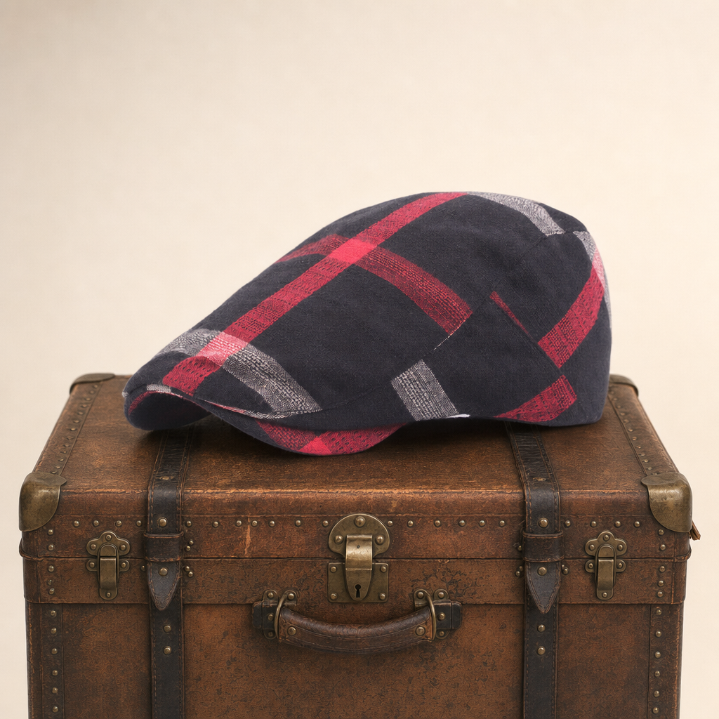 Vintage Check Cap — DOLGELLAU