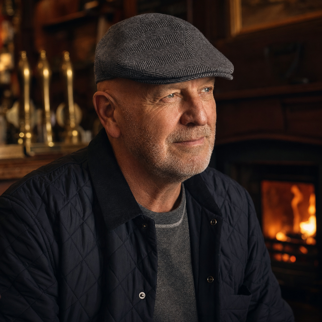 Herringbone Wool Cap — MOFFAT