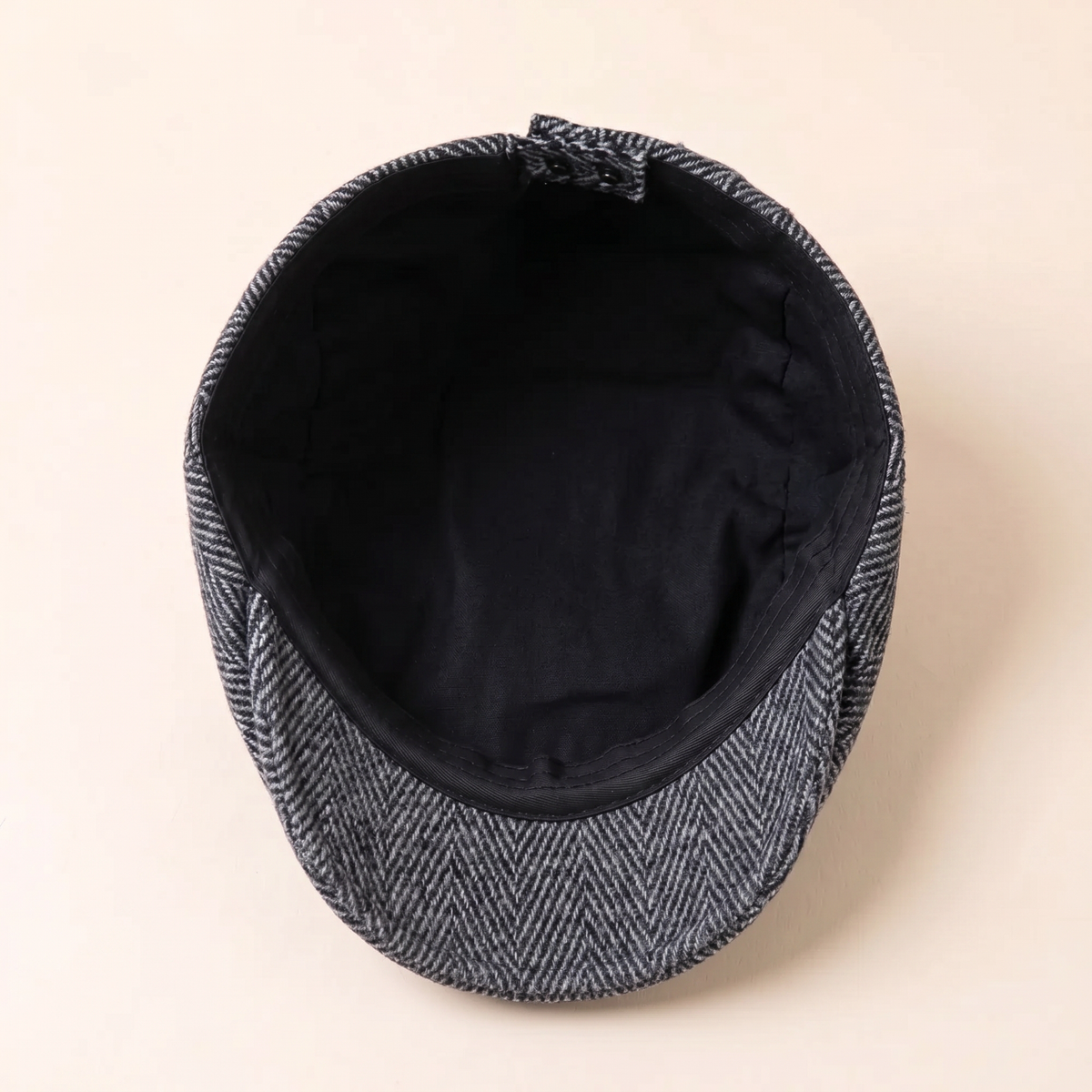 Herringbone Wool Cap — INGLETON