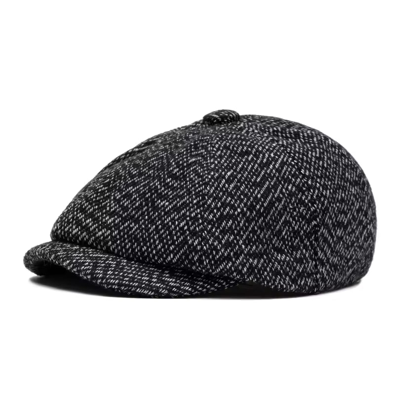 Tweed Newsboy Cap — CONWY