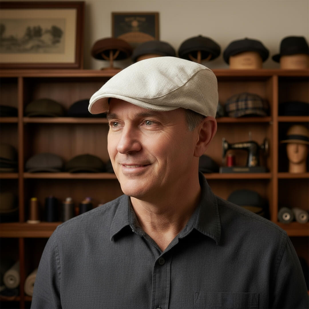 Linen Blend Ivy Cap | SHERIDAN