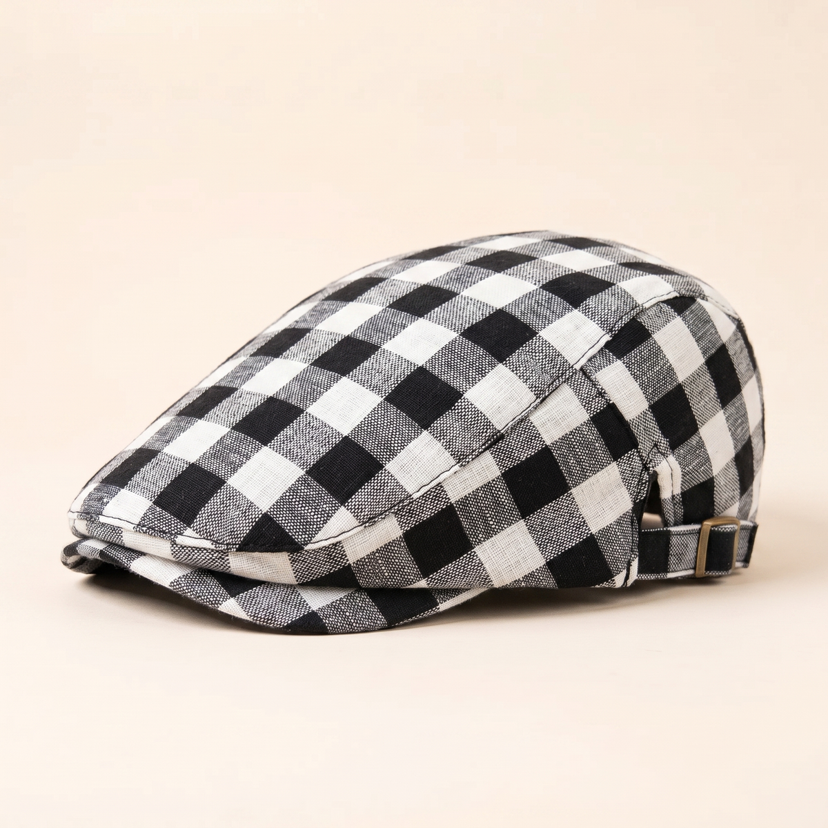 Wool Herringbone Flat Cap — KENDAL