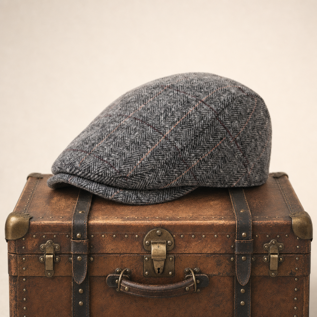 Pinstripe Herringbone Cap — GALWAY