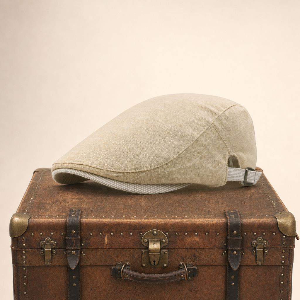 Coastal Linen Cap — KENMARE