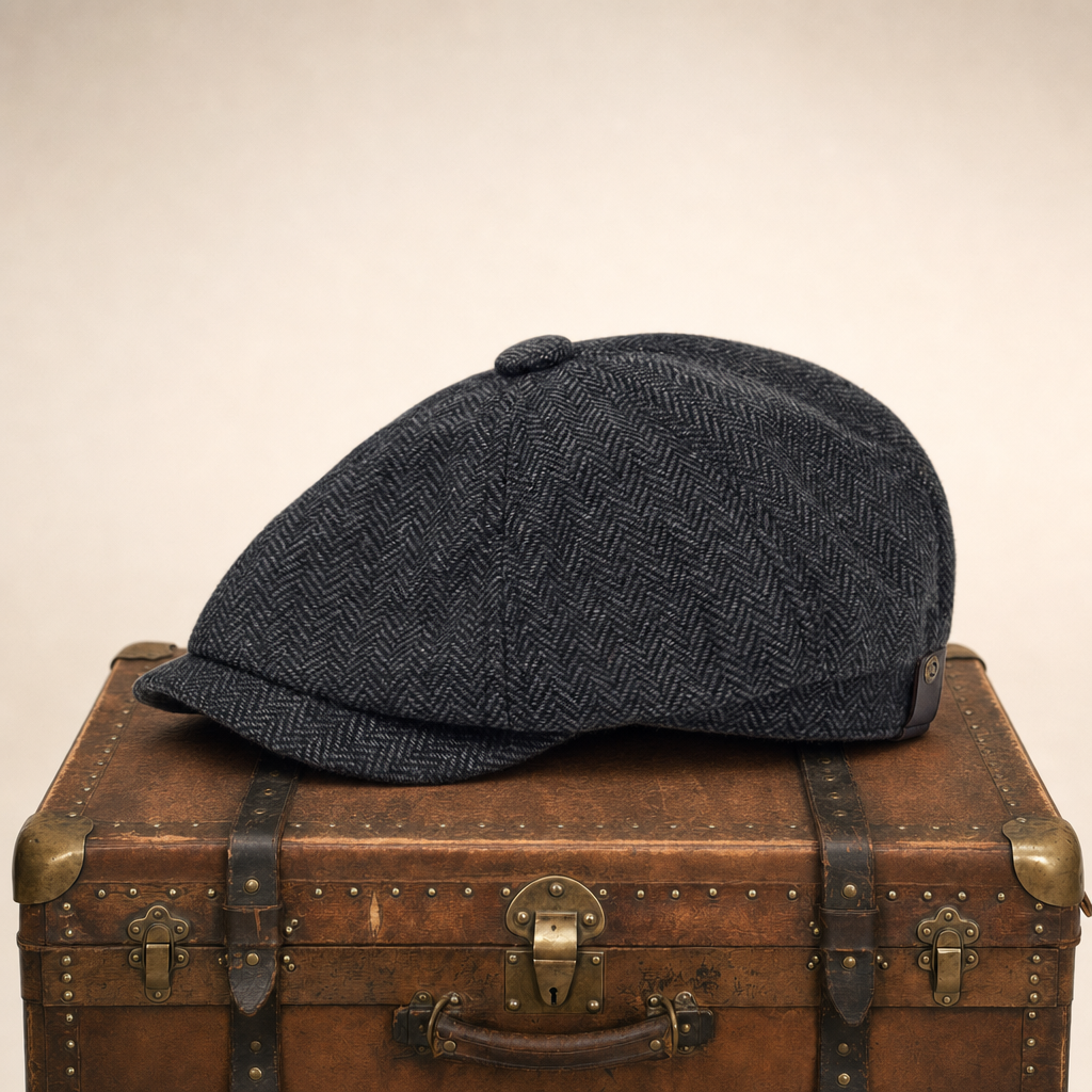 Herringbone Wool Cap — DUMFRIES