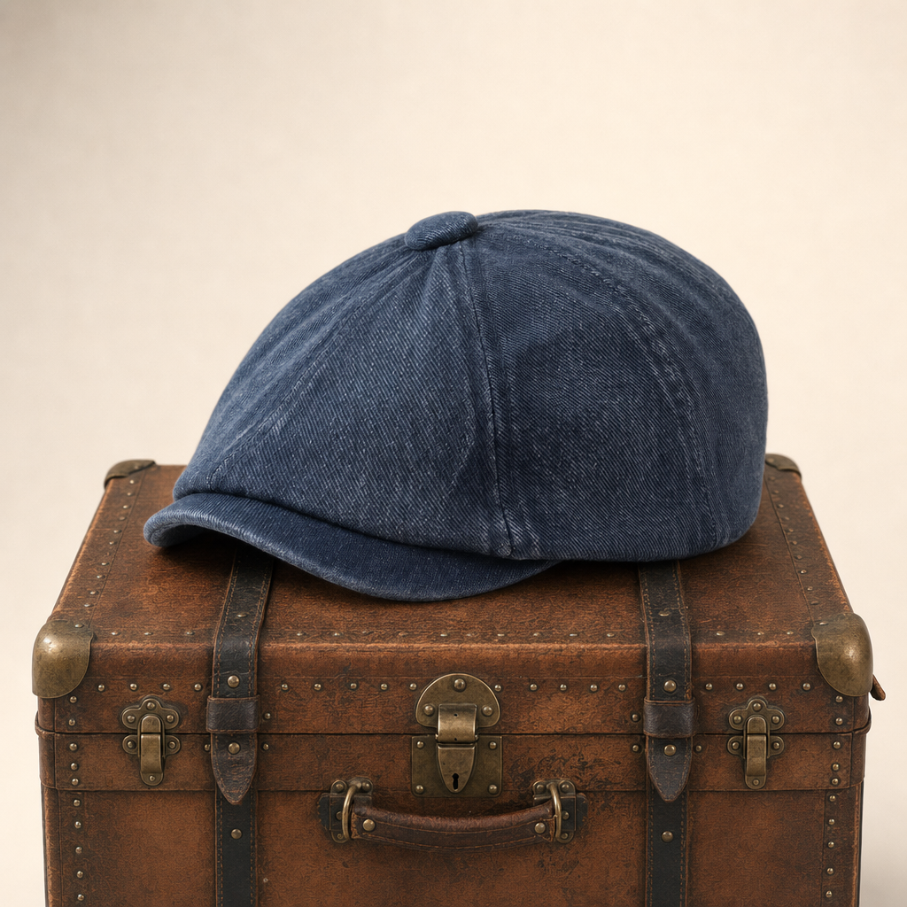 Denim Newsboy Cap — LOMOND