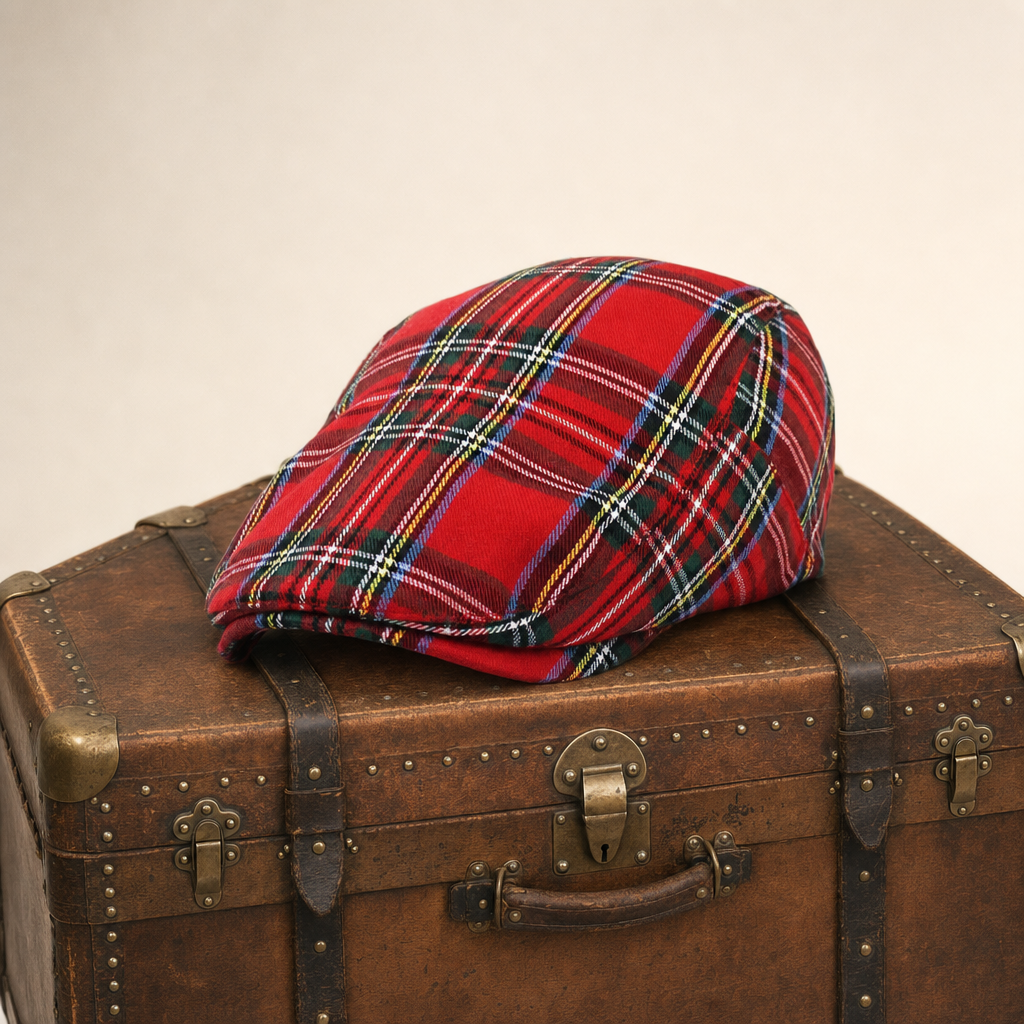 Festive Plaid Cap — DUNKELD