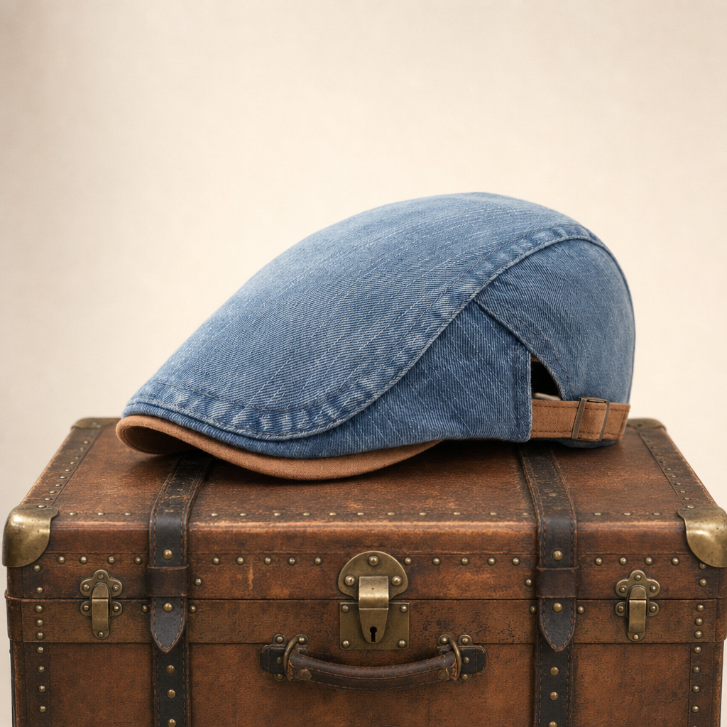 Denim Workwear Cap — ASHBOURNE